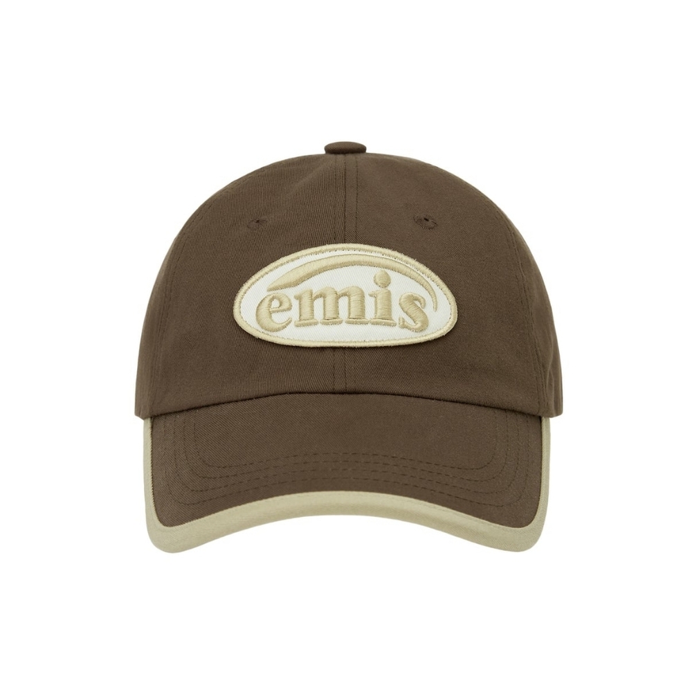 Emis Beigh Trimming Ball Cap Brown NWT